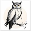 Exploring the Tranquil Realm of the Zen Owl Print 25