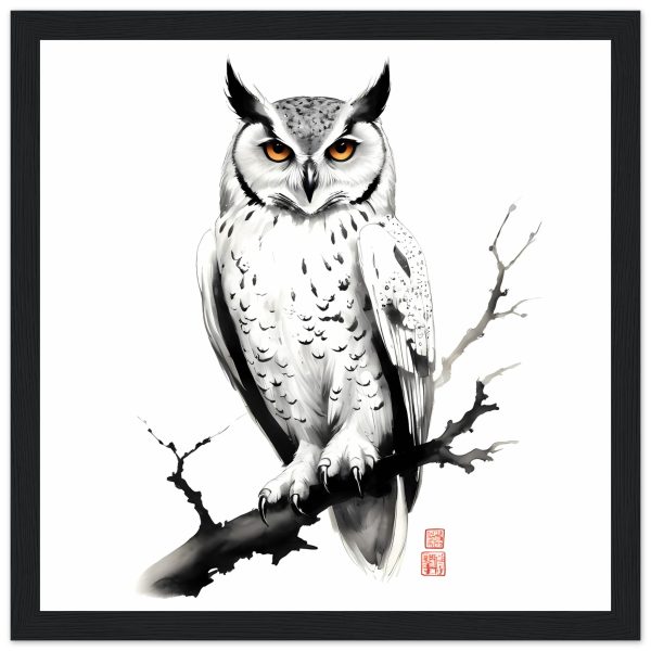 Unveiling the Enigma: A Closer Look at the Zen Owl Print 13