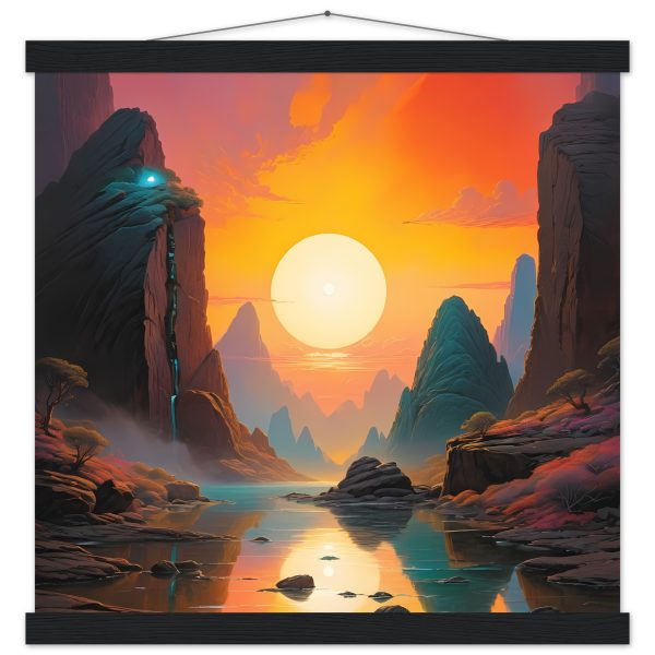 Majestic Valley Sunset: An Oasis of Zen 4