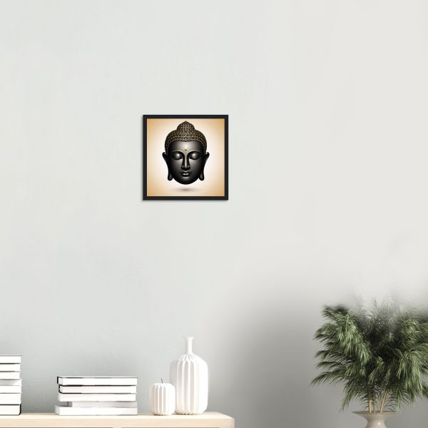 The Elegance of Black and Gold Buddha Canvas 2