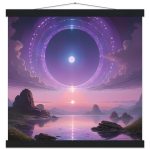 Mystic Sunrise Portal: Zen Matte Poster with Hanger 6
