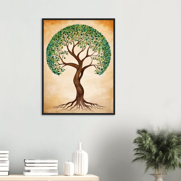Green Essence: A Watercolour Tree of Life 3