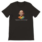 Embrace Courage and Find Happiness | Premium Unisex T-shirt 5