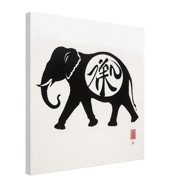 The Enigmatic Black Zen Elephant Silhouette 13