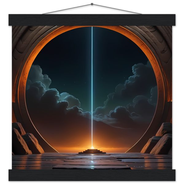 Zen Temple of Radiant Light: Premium Poster with Hanger 2