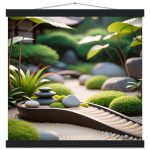 Tranquil Zen Garden Path: Premium Poster for Serenity 6