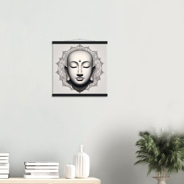 Mandala Harmony: Zen Buddha Canvas Elegance 4