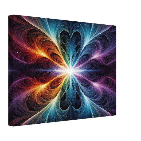 Cosmic Harmony: Zen Fractal Canvas Art for Tranquil Spaces 2