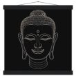 Monochrome Buddha Head Wall Art 39