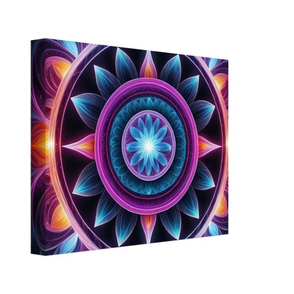 Symphony of Zen: Vibrant Mandala Canvas for Tranquil Spaces 3