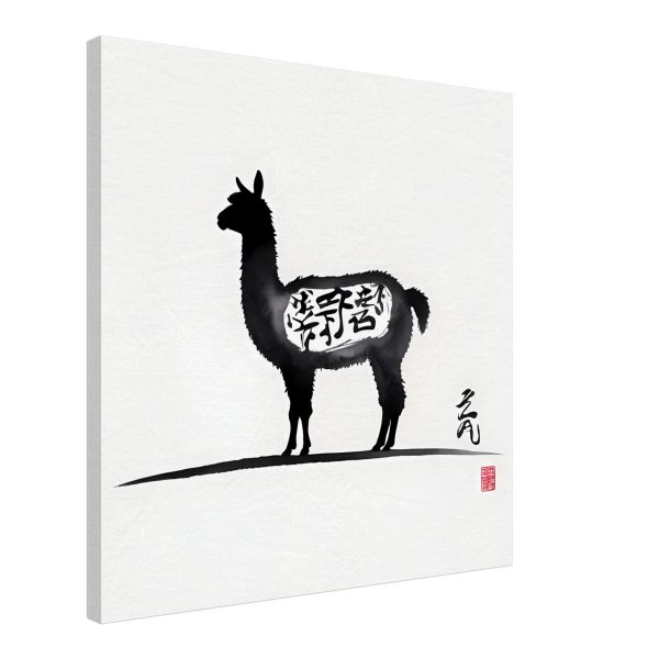 Unveiling Elegance: The Llama and Chinese Calligraphy Fusion 19