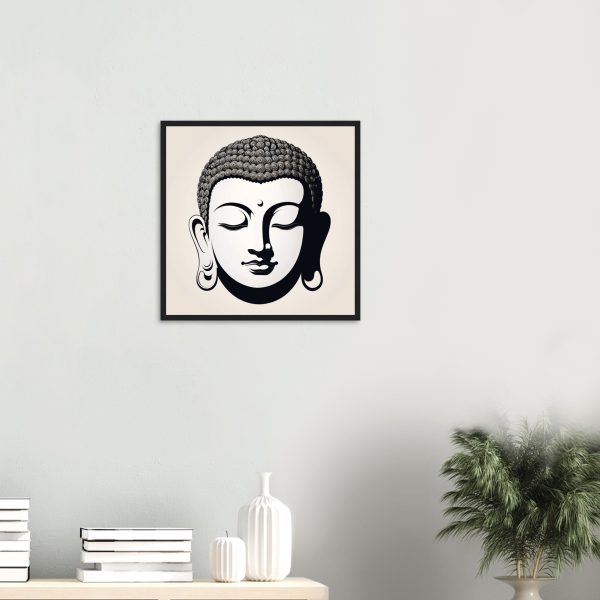 Enigmatic Zen: Tranquil Buddha Canvas 12