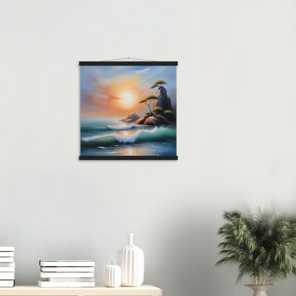 A Zen Seascape in Oil Painting Print 14