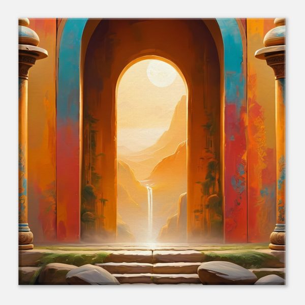 Archway to Tranquility – Zen Canvas Art 3