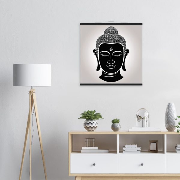 Mesmerizing Buddha Head Canvas 20
