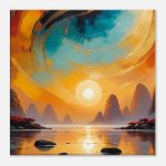 Mystical Sunrise – Canvas Art for Serene Home Decor 7