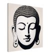 Enigmatic Zen: Tranquil Buddha Canvas 37