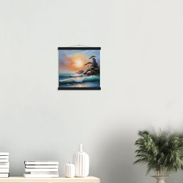 A Zen Seascape in Oil Painting Print 11