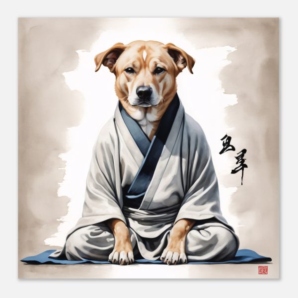 Elevate Your Space with Zen Dog Wall Art 4
