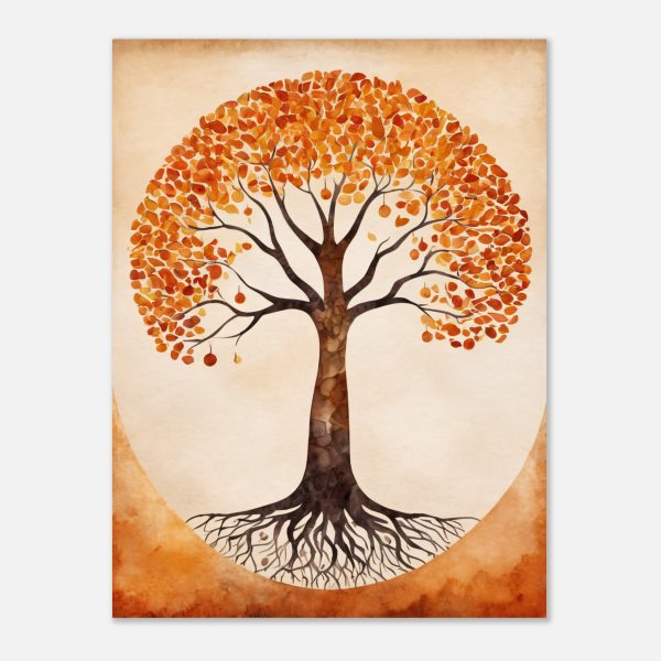 Autumn Splendor: A Watercolour Tree of Life 11