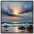 Nature’s Symphony: A Sunset Beach Canvas 27