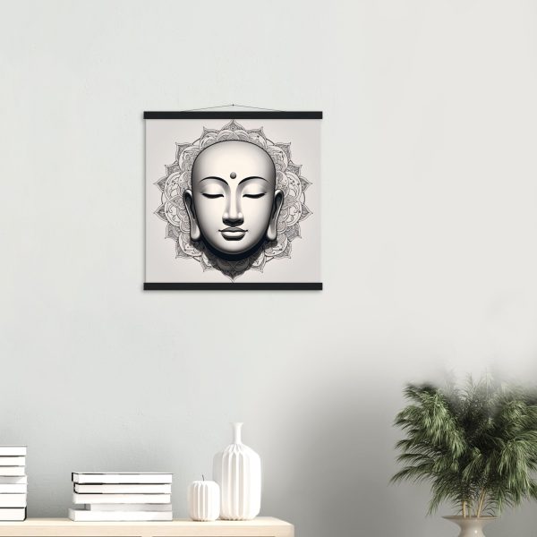 Mandala Harmony: Zen Buddha Canvas Elegance 6