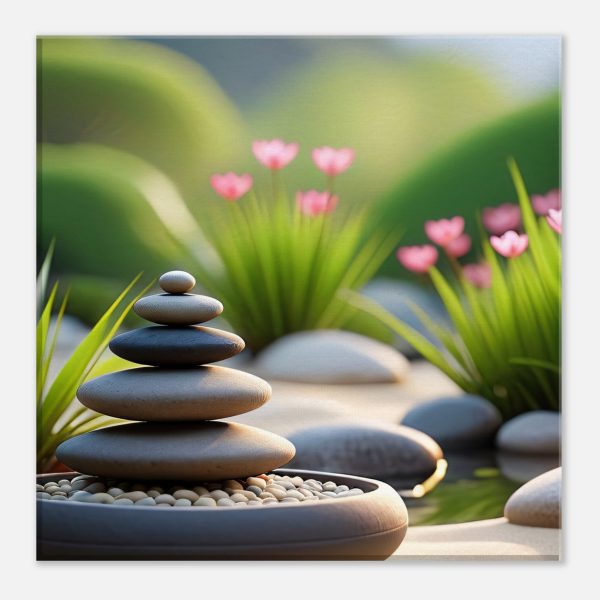 Elevate Your Space with Zen Garden Beauty: Tranquil Canvas Art 4