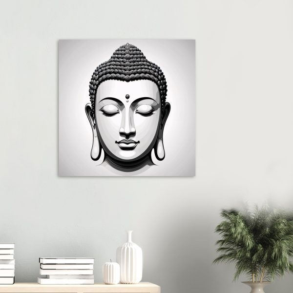 Zen Elegance: Buddha Head Wall Art Unveiled 3
