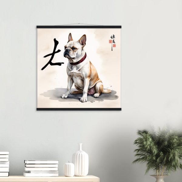 Zen French Bulldog: A Unique and Stunning Wall Art 12