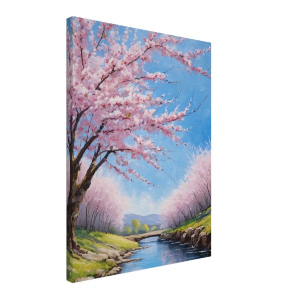 Springtime Serenity of a Pink Blossom River 10
