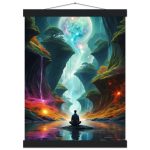 Meditative Odyssey Poster with Magnetic Hanger 5