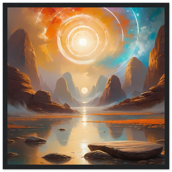 Enigmatic Dawn – Framed Zen Art for Your Sanctuary 2