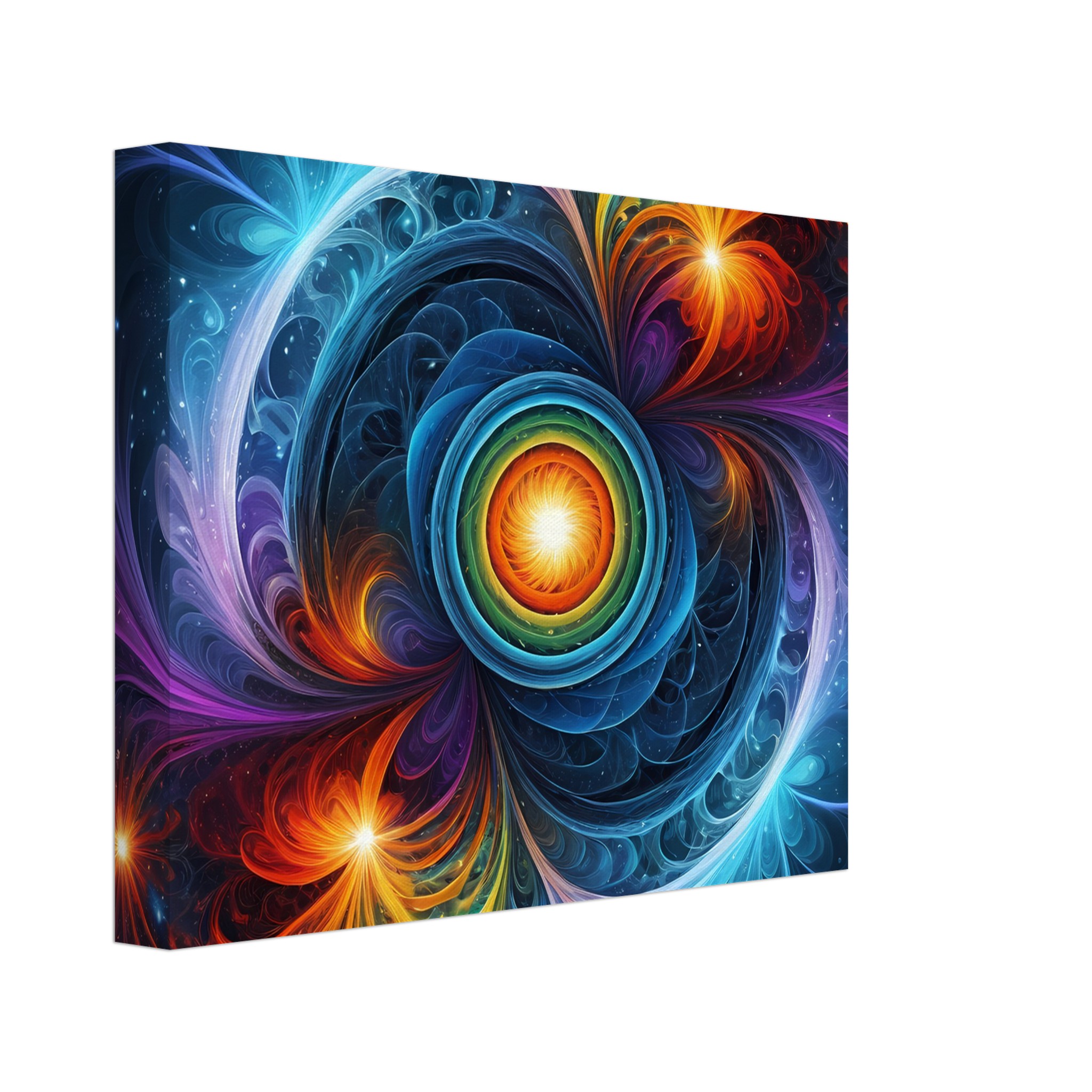 Zen Elegance: Floral Harmony Canvas Print 2