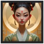 Elegant Geisha: Framed Poster of Timeless Beauty 6