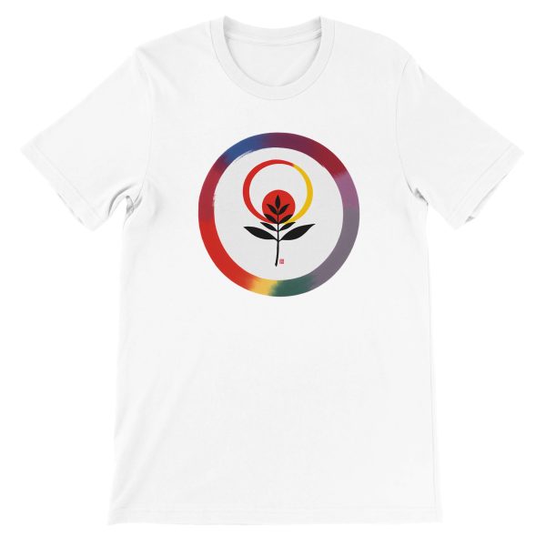 Tranquil Zen Circle Plant Premium T-Shirt 2