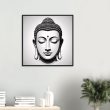 Zen Elegance: Buddha Head Wall Art Unveiled 21