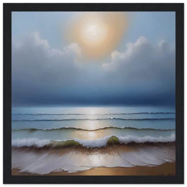 Seascape of Zen in the Oil Painting Print 14