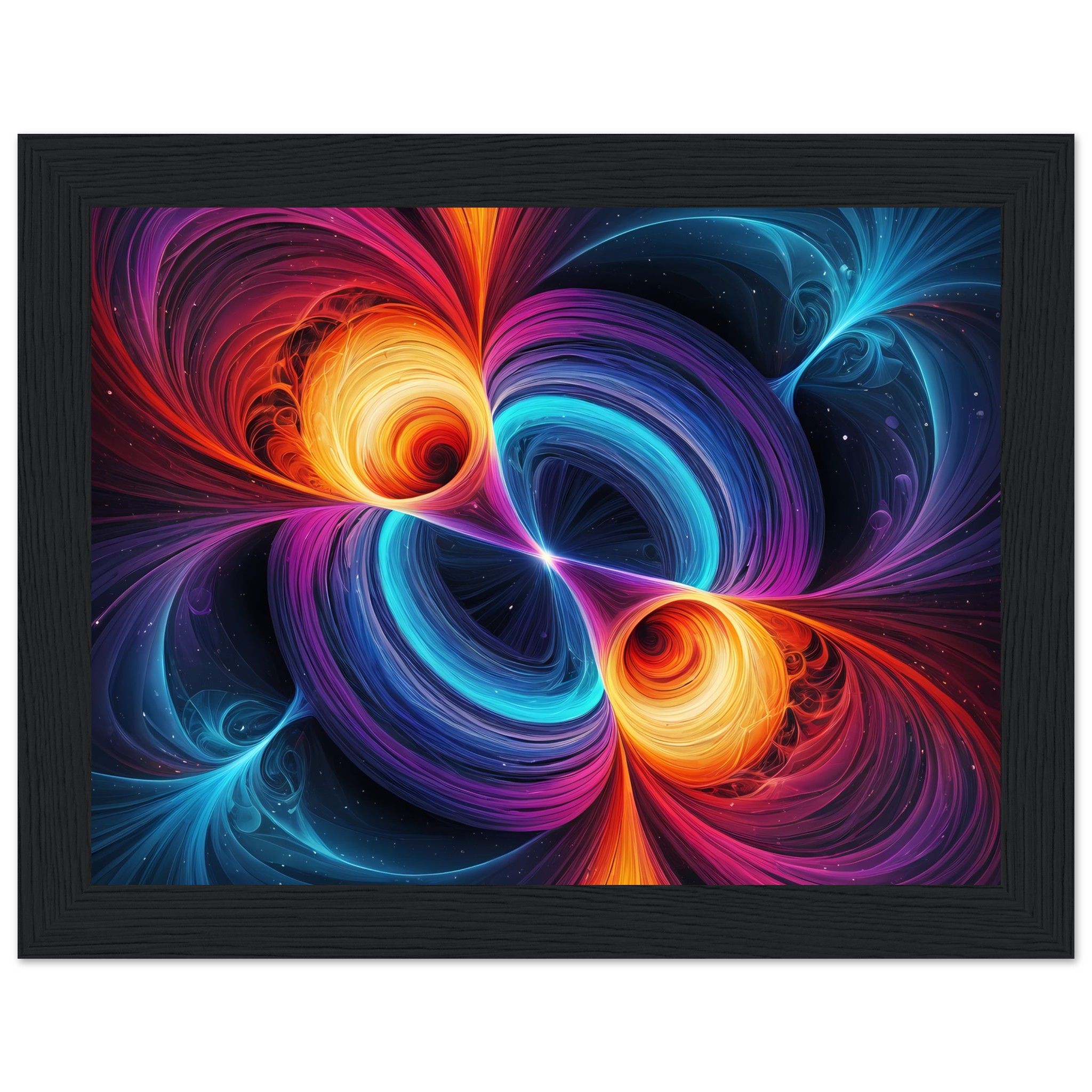 Zen Harmony: Yin and Yang Symphony Framed Poster 2