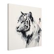 The Fusion of Tradition in the Zen Tiger Canvas 26