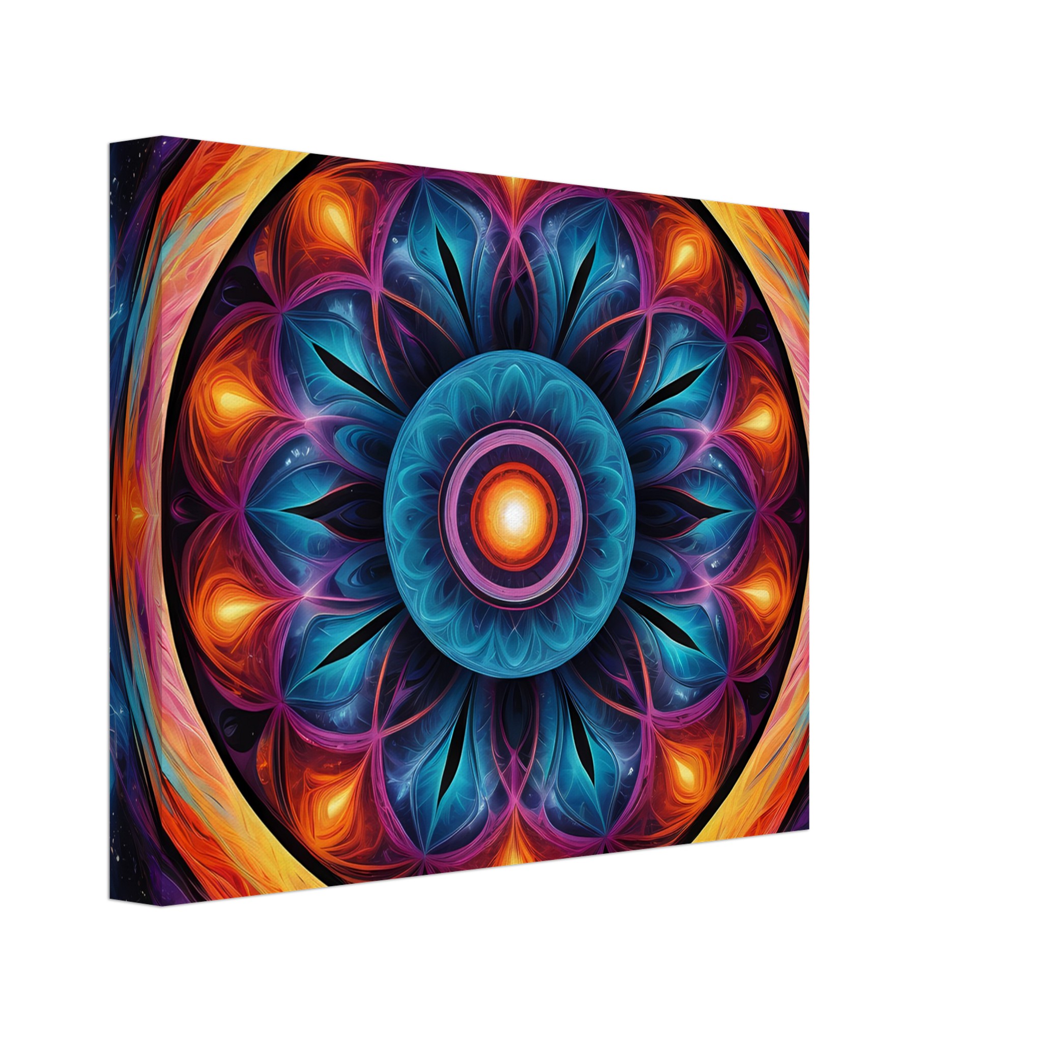 Mystical Harmony: A Zen Mandala Journey on Canvas 2