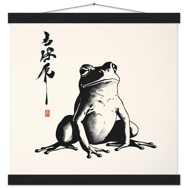Elevate Your Space with the Serenity of the Meditative Frog Print 6