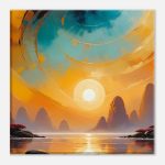 Mystical Sunrise – Canvas Art for Serene Home Decor 8