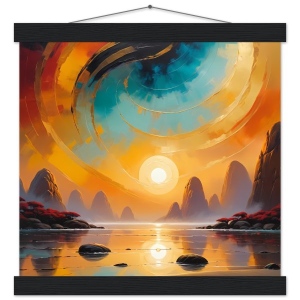 Majestic Zen Sunrise – Art for Serene Living Spaces 3