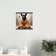 A Dog in Meditation: A Zen Wall Art 18