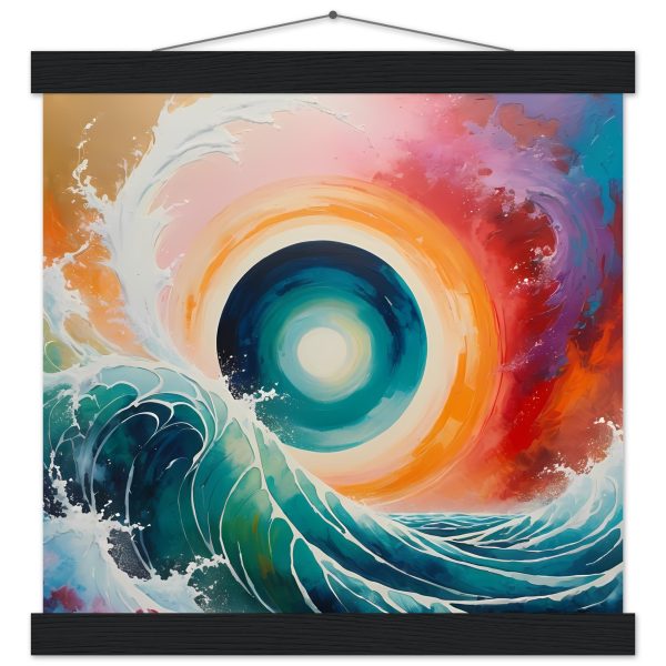 Eternal Ocean Dance – Abstract Zen Poster 3
