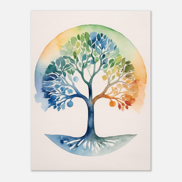 Lively Tree in Watercolour Art 6