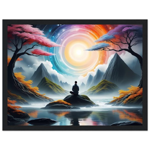 Zen Oasis: Elevate Your Space with a Tranquil Meditation Framed Poster 2