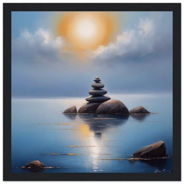 The Zen Harmony in Oil Painting Print 13