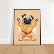 Yoga Pug Poster: A Humorous and Inspiring Wall Art 16