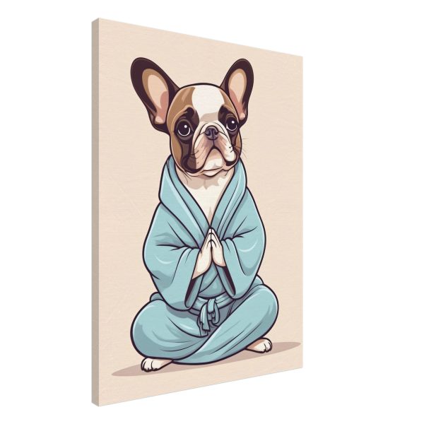 Yoga French Bulldog Puppy Poster 11